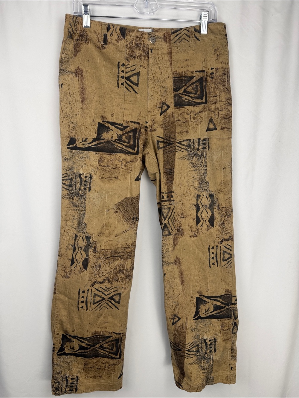 Chico’s Abstract Geometric Print Pants Size 2 US 12/14